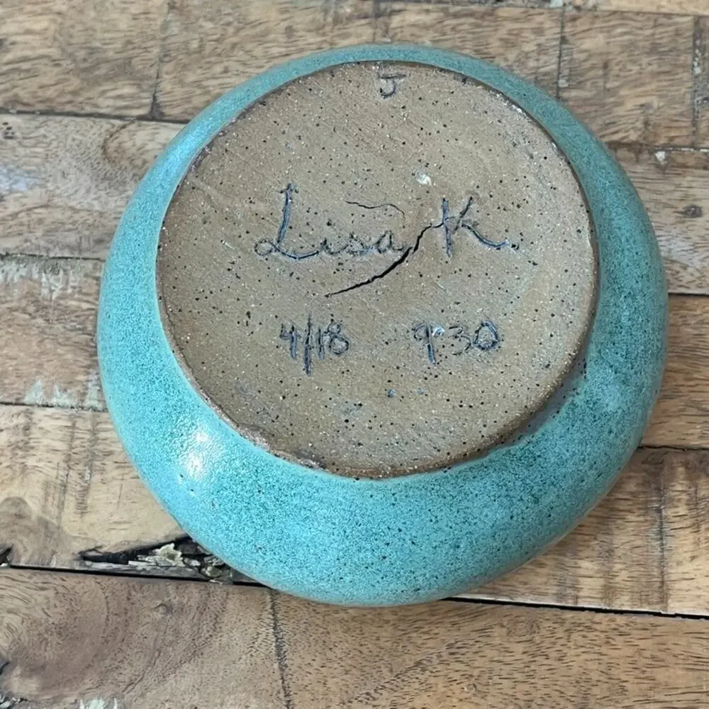 Art Studio Hand-thrown Ceramic Bowl 5.75